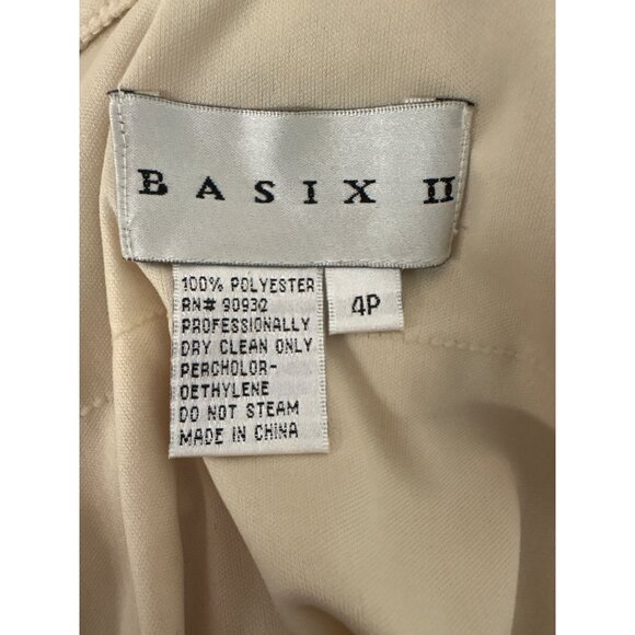 Basix II Gold Sequin Beaded Sleeveless Cocktail Dress Burlesque Style 4P - Picture 11 of 11